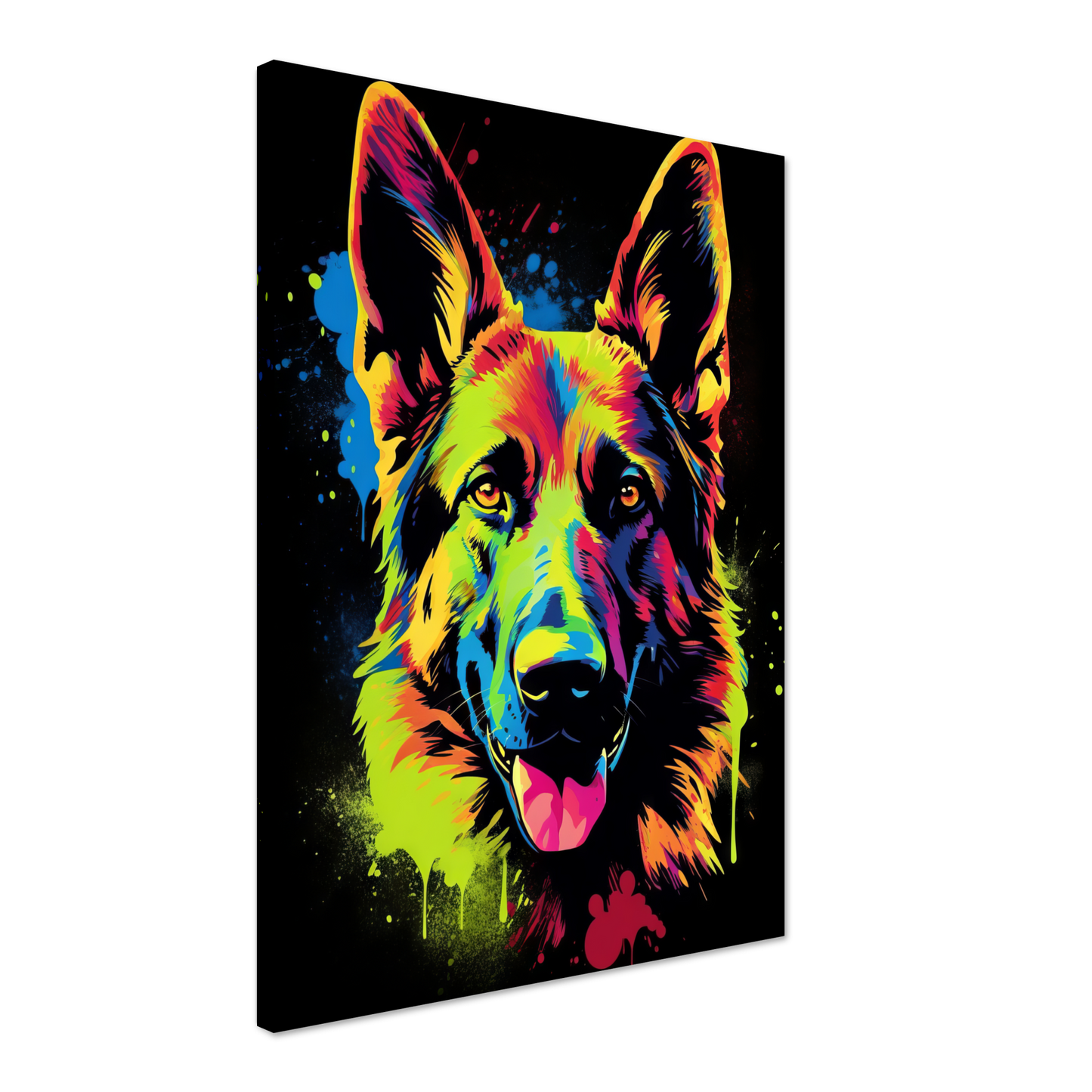 Dog German Shepherd Pop Art (DOG76)