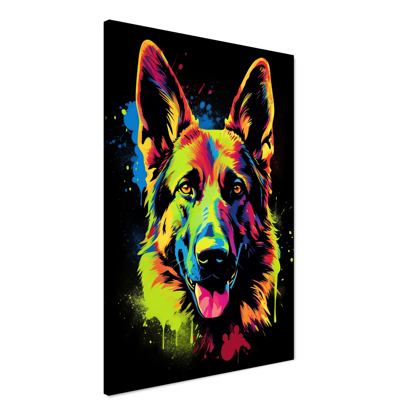 Dog German Shepherd Pop Art (DOG76)