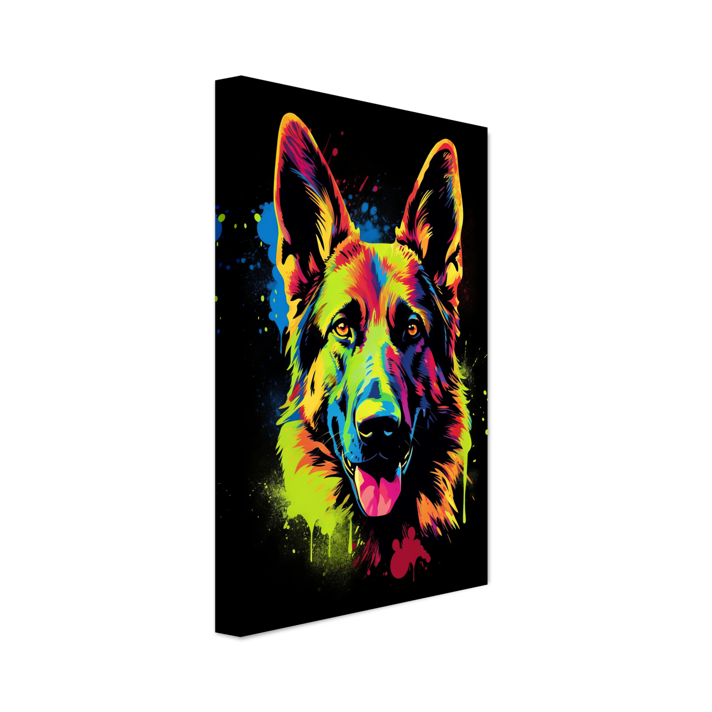 Dog German Shepherd Pop Art (DOG76)