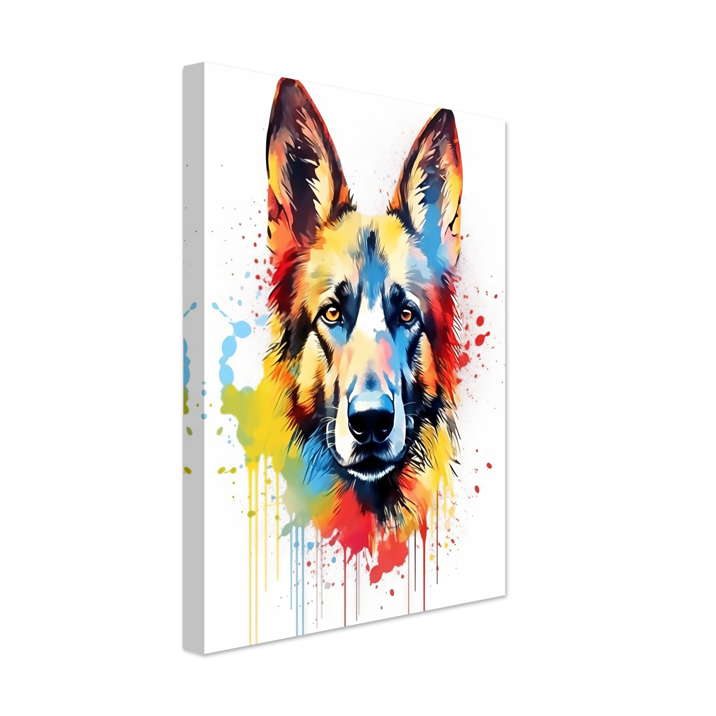 Dog German Shepherd Pop Art (DOG77)