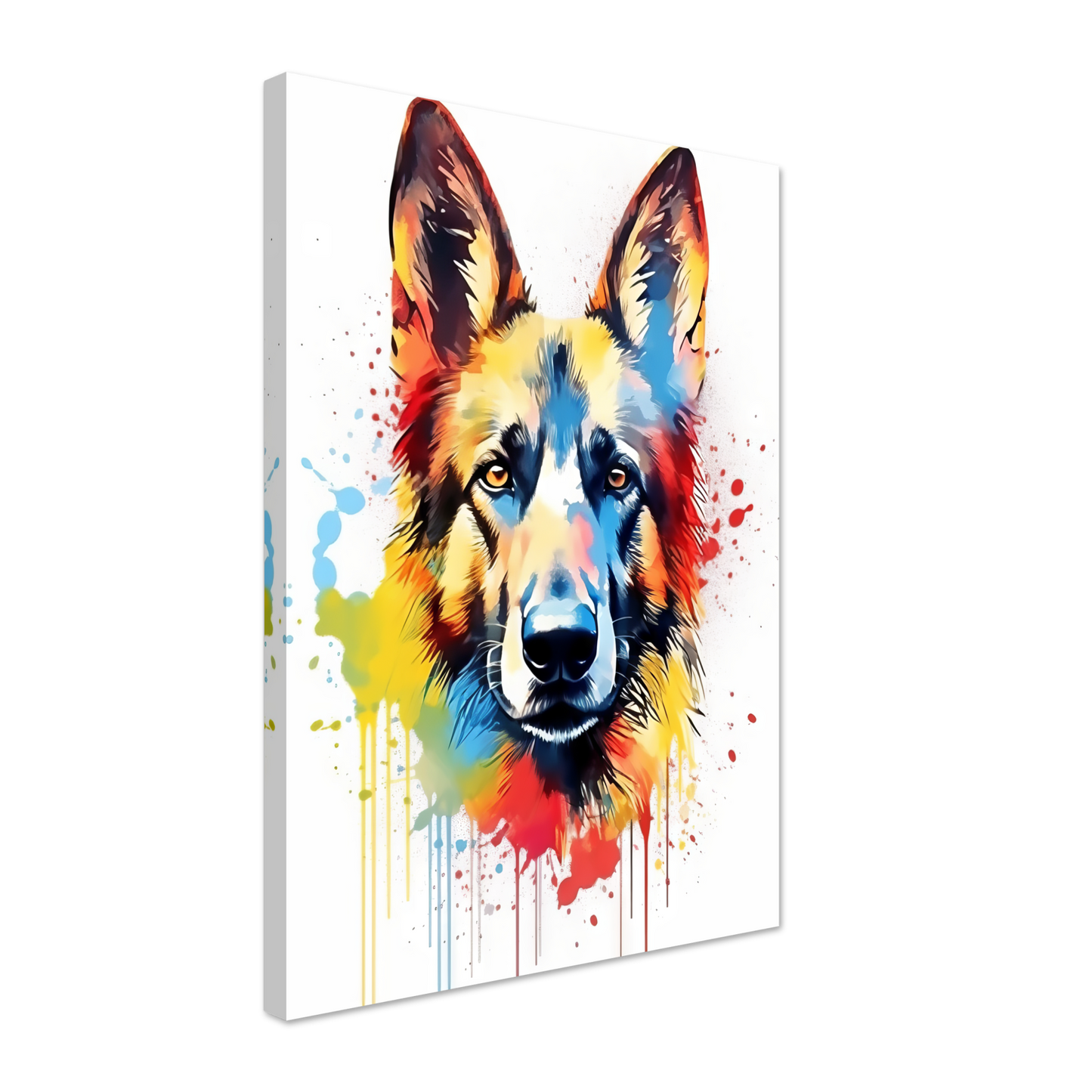 Dog German Shepherd Pop Art (DOG77)