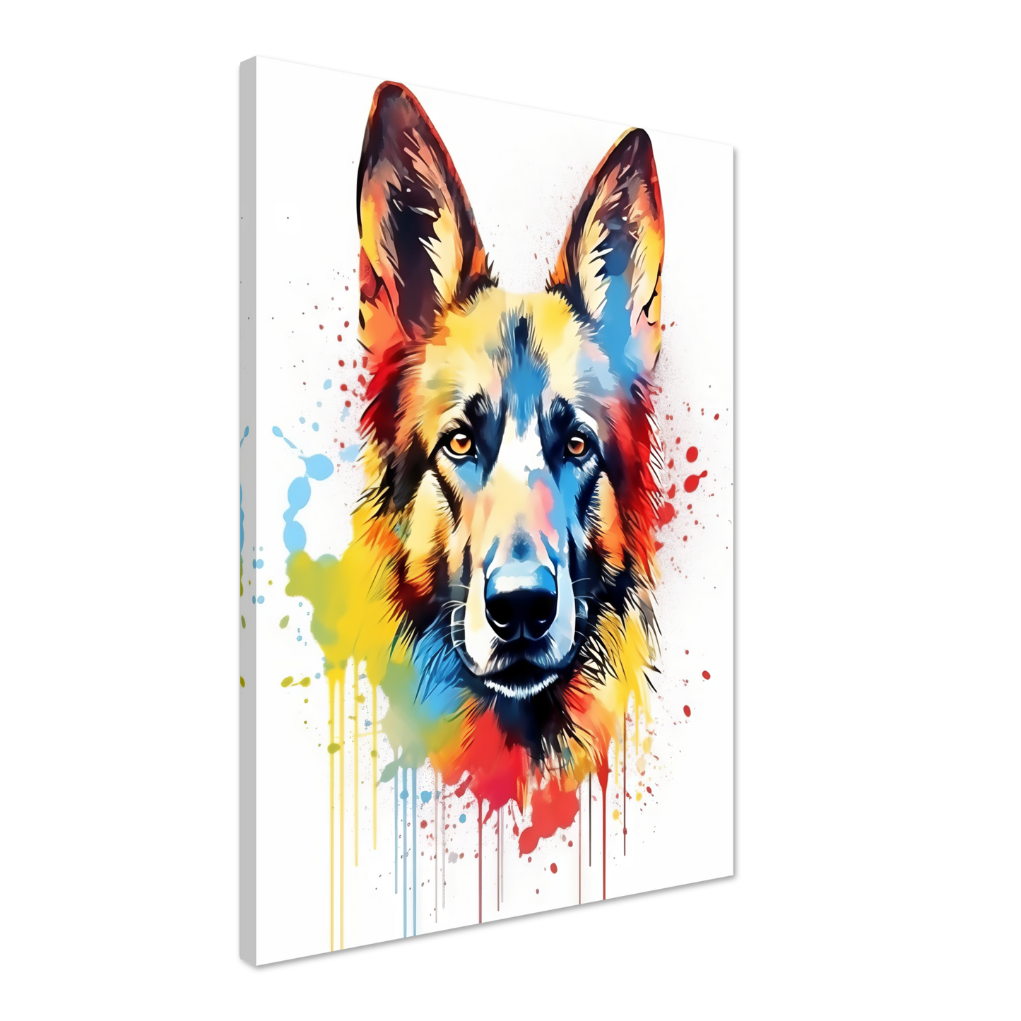 Dog German Shepherd Pop Art (DOG77)