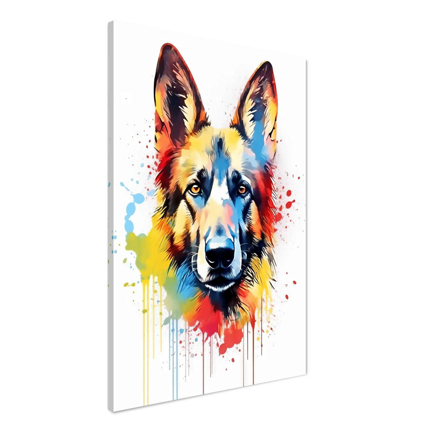 Dog German Shepherd Pop Art (DOG77)