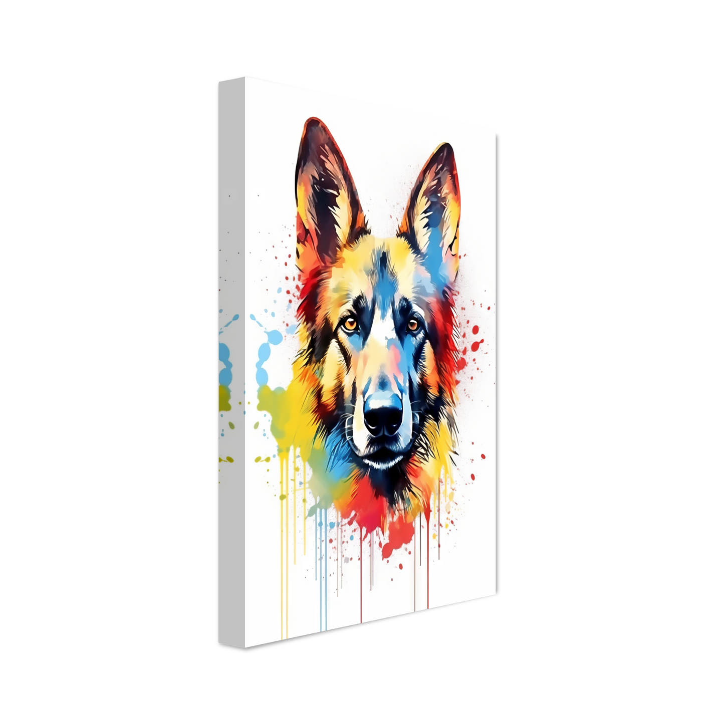 Dog German Shepherd Pop Art (DOG77)