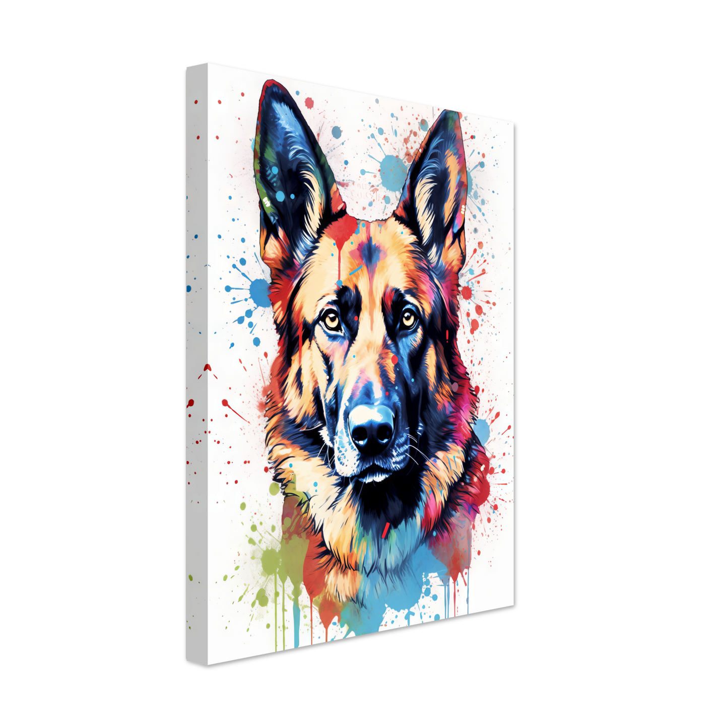 Dog German Shepherd Pop Art (DOG78)