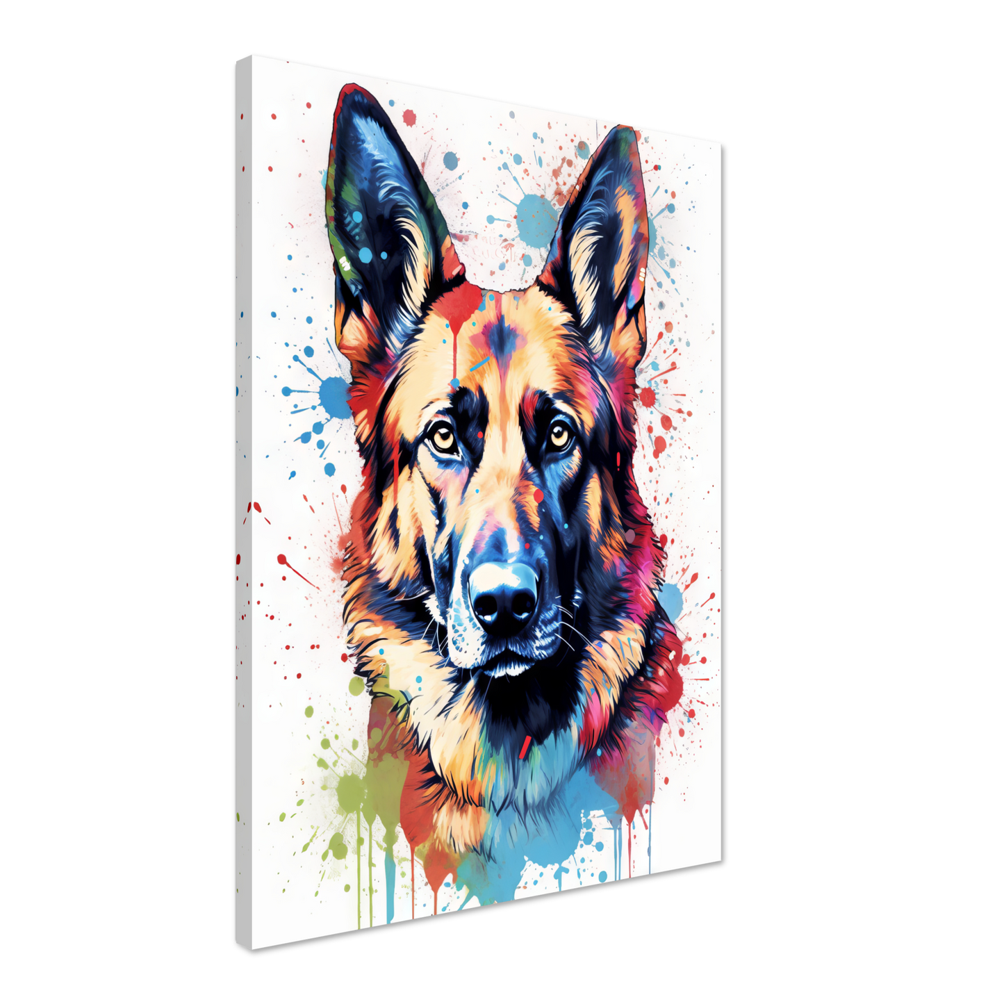 Dog German Shepherd Pop Art (DOG78)