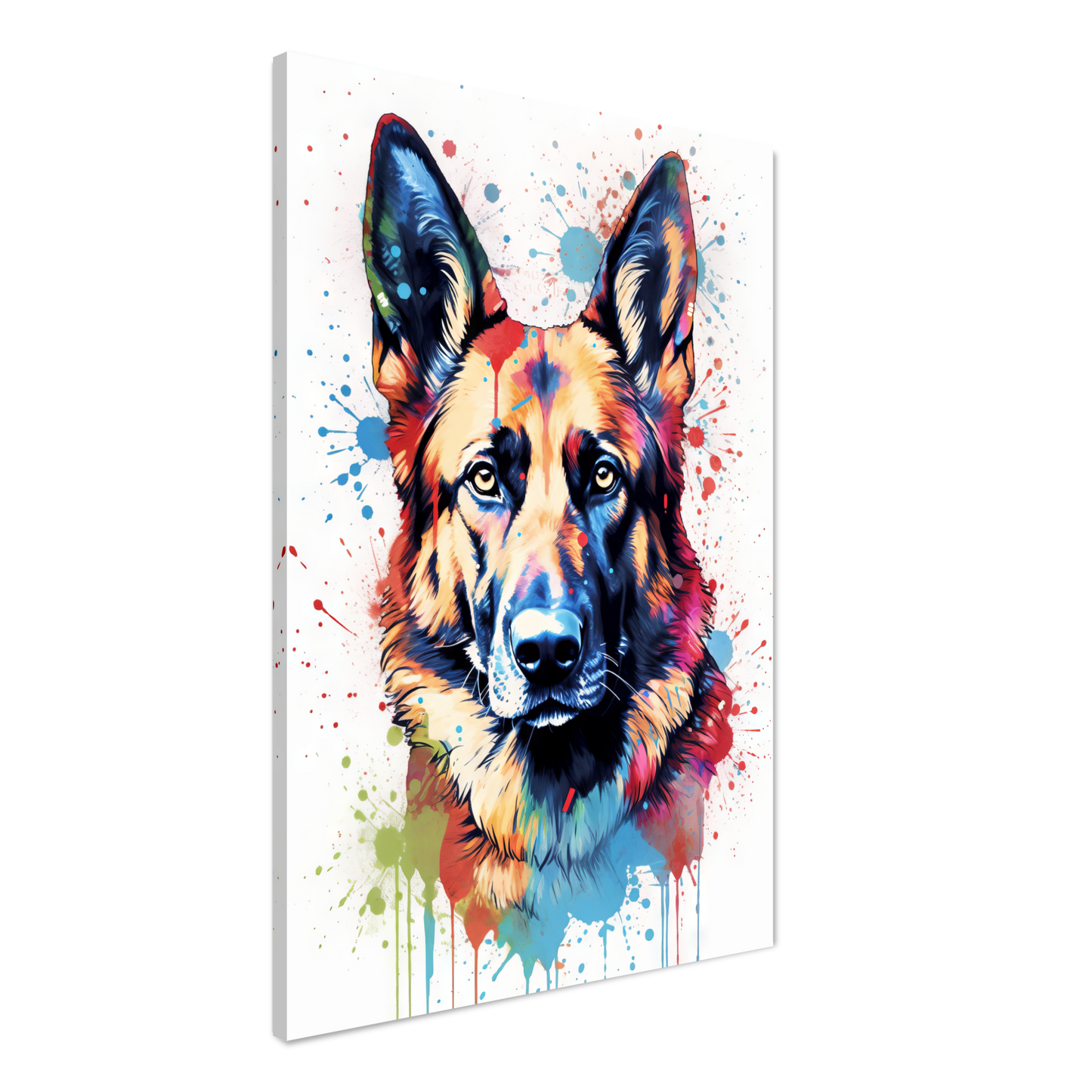 Dog German Shepherd Pop Art (DOG78)