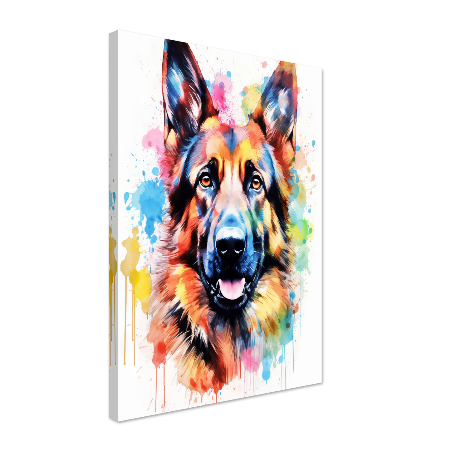 Dog German Shepherd Pop Art (DOG79)