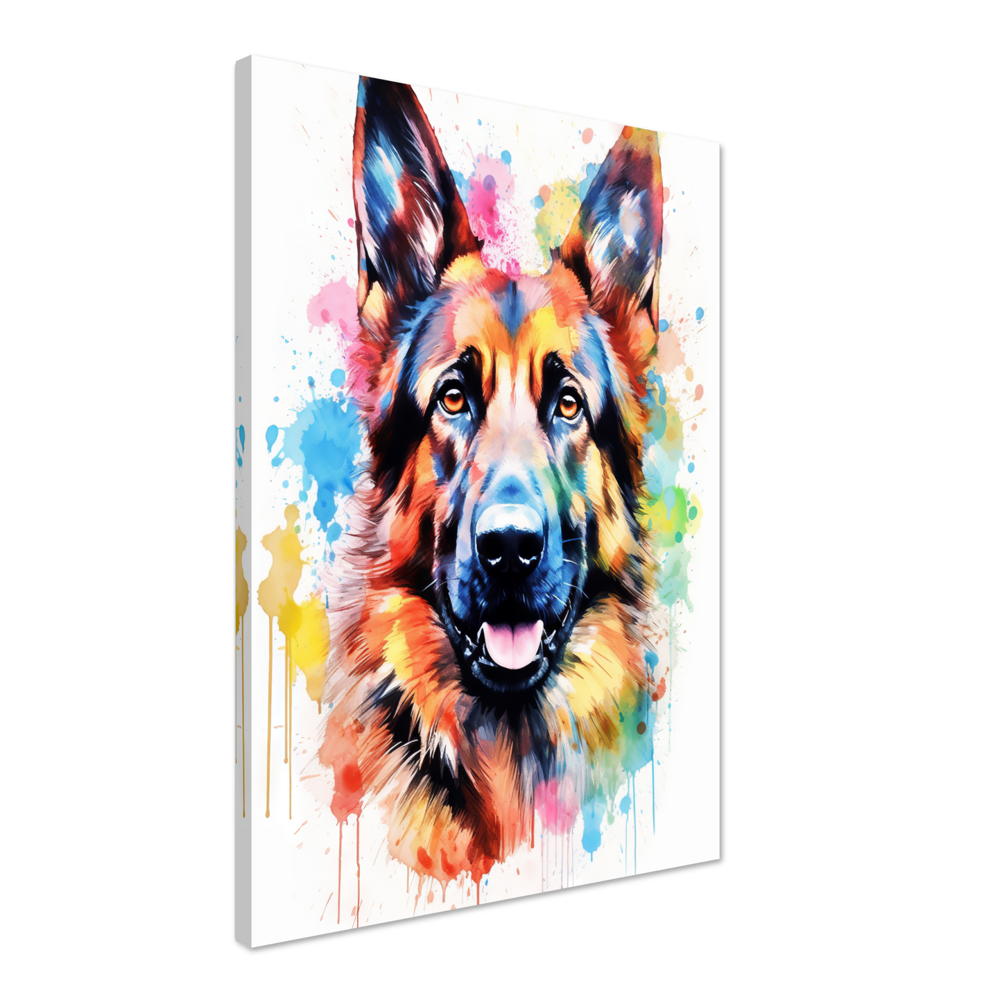 Dog German Shepherd Pop Art (DOG79)