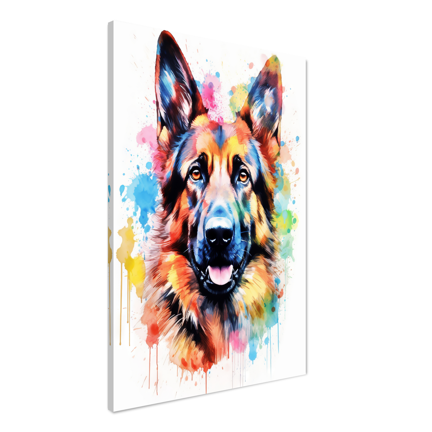 Dog German Shepherd Pop Art (DOG79)