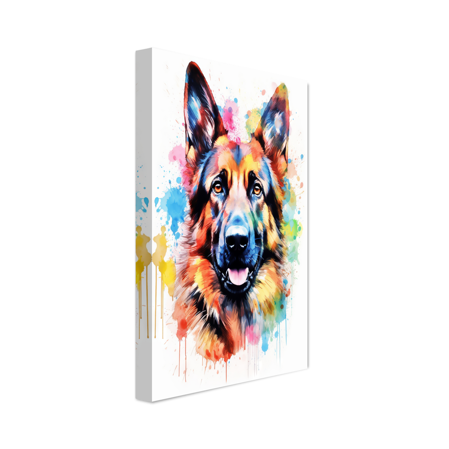 Dog German Shepherd Pop Art (DOG79)