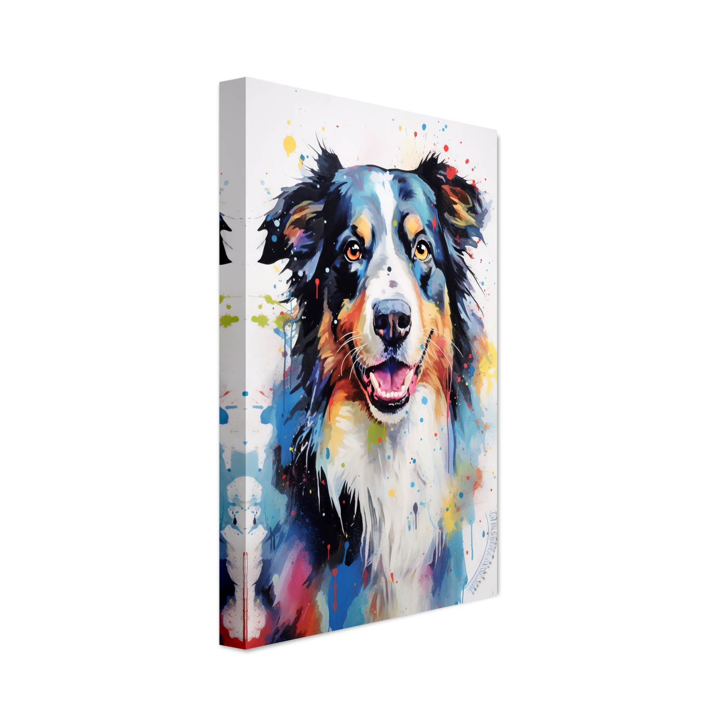Dog collie pop art (DOG85)