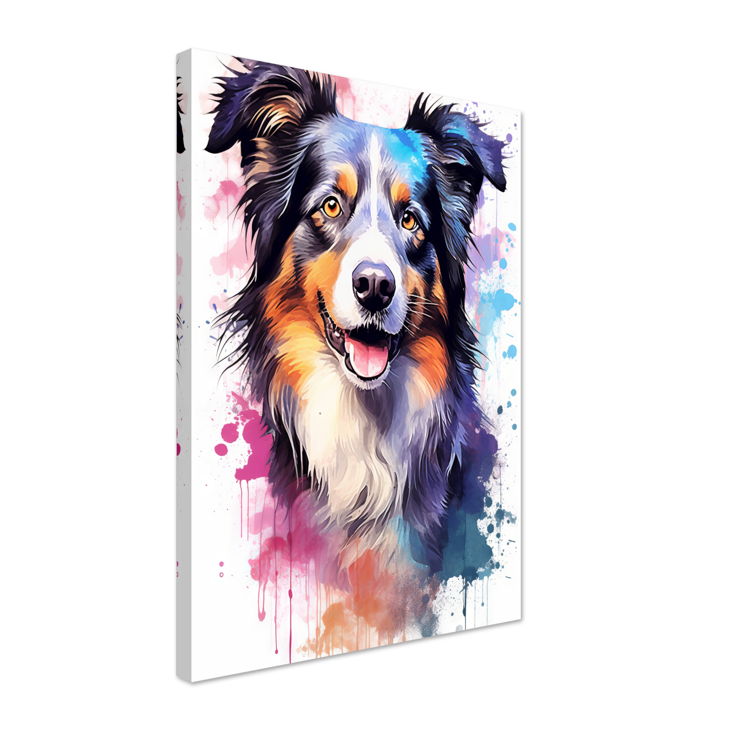 Dog collie pop art (DOG87)