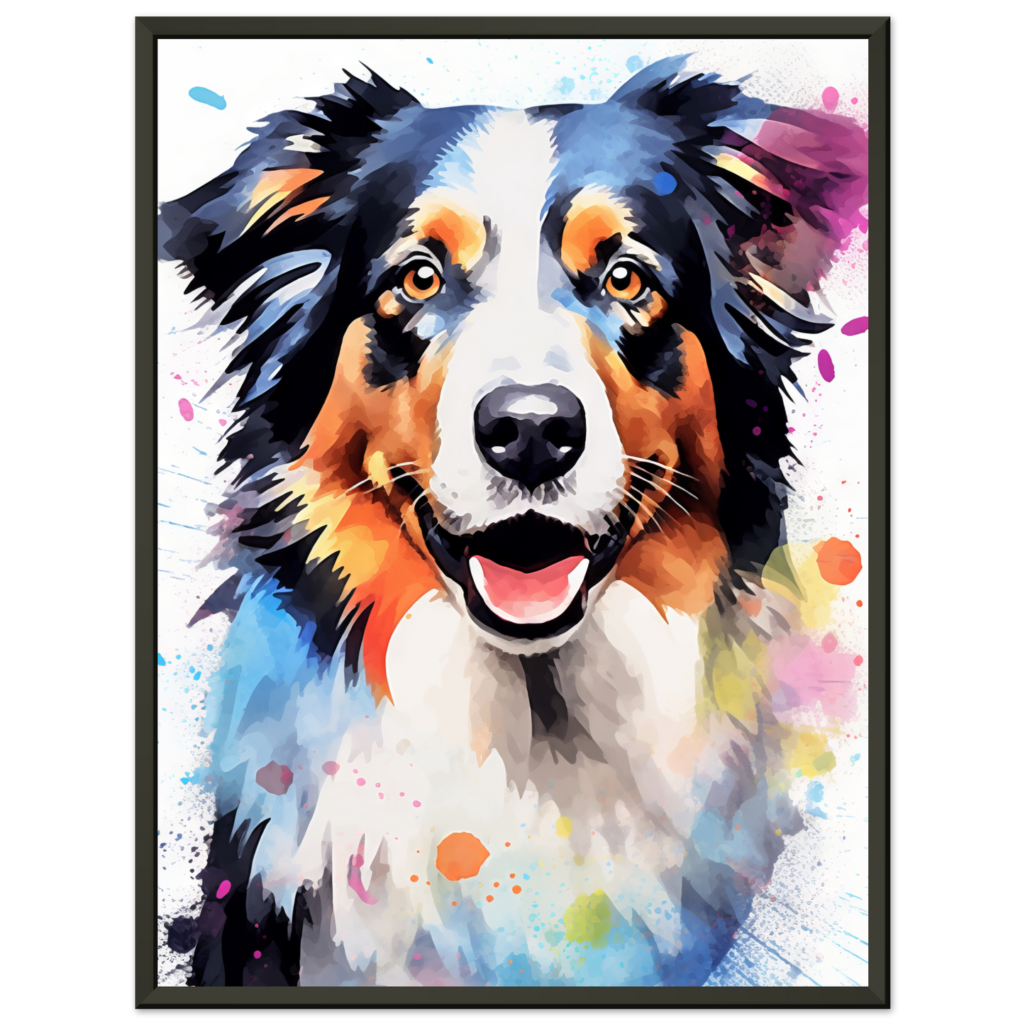 Dog collie pop art (DOG88)