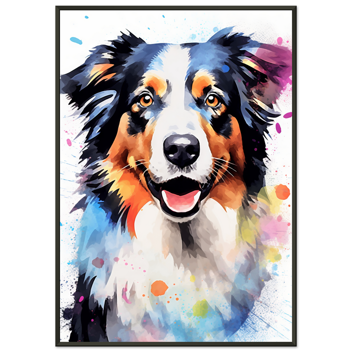 Dog collie pop art (DOG88)