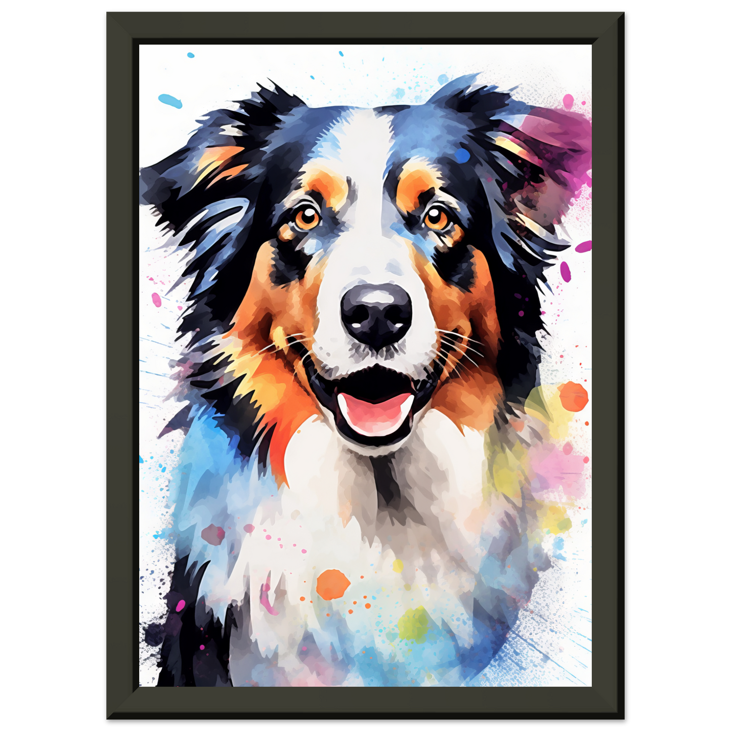Dog collie pop art (DOG88)