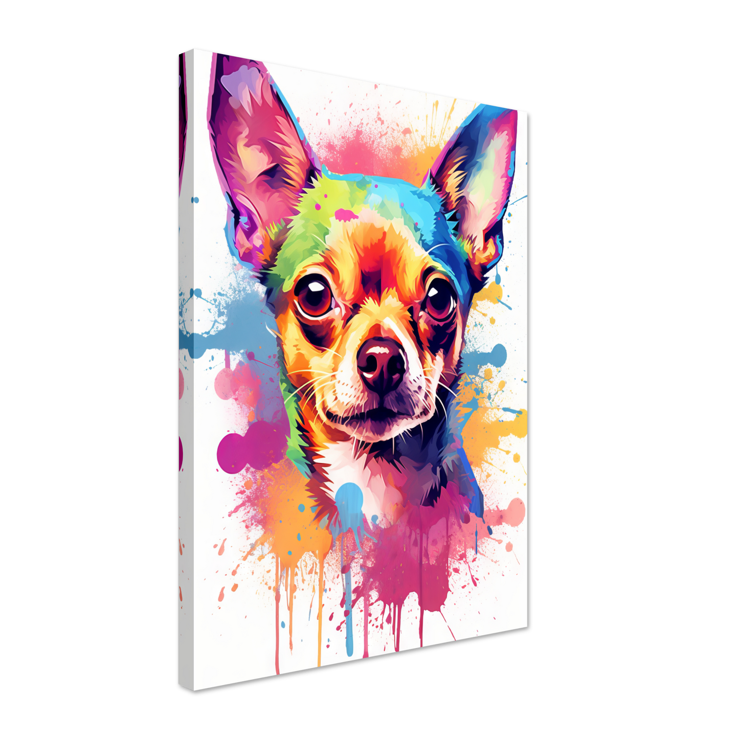 Dog Chihuahua pop art (DOG89)