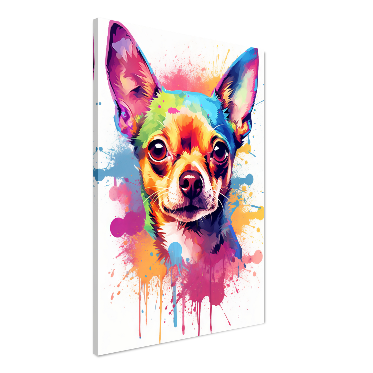 Dog Chihuahua pop art (DOG89)