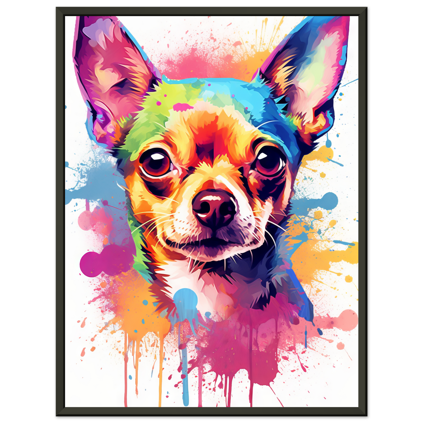 Dog Chihuahua pop art (DOG89)