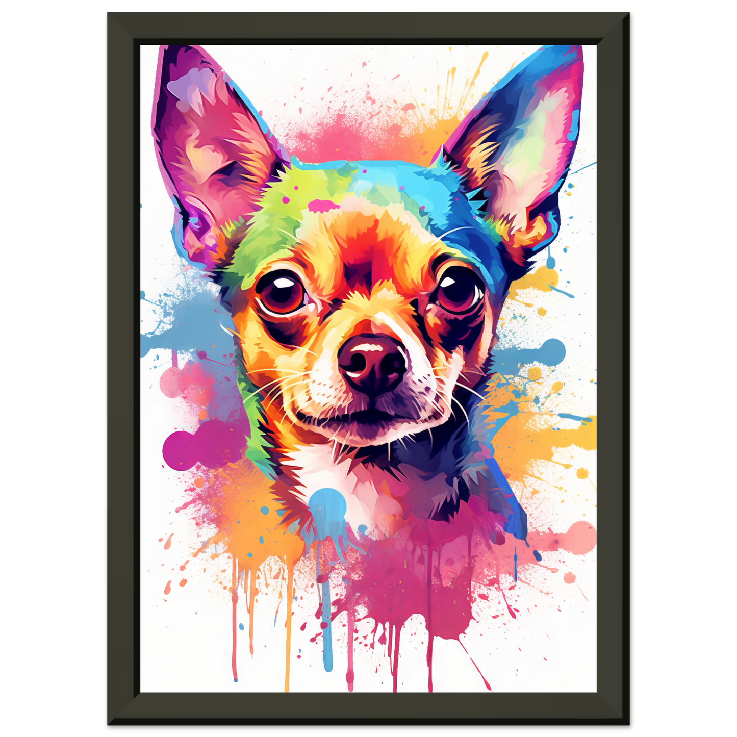 Dog Chihuahua pop art (DOG89)