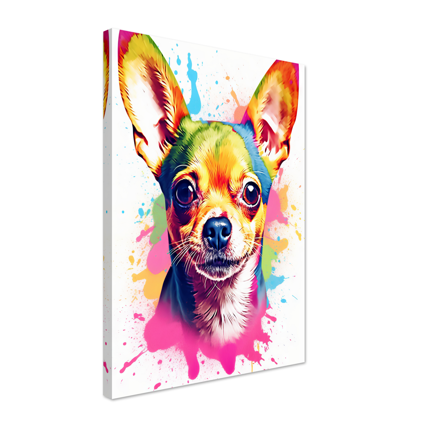 Dog Chihuahua pop art (DOG91)