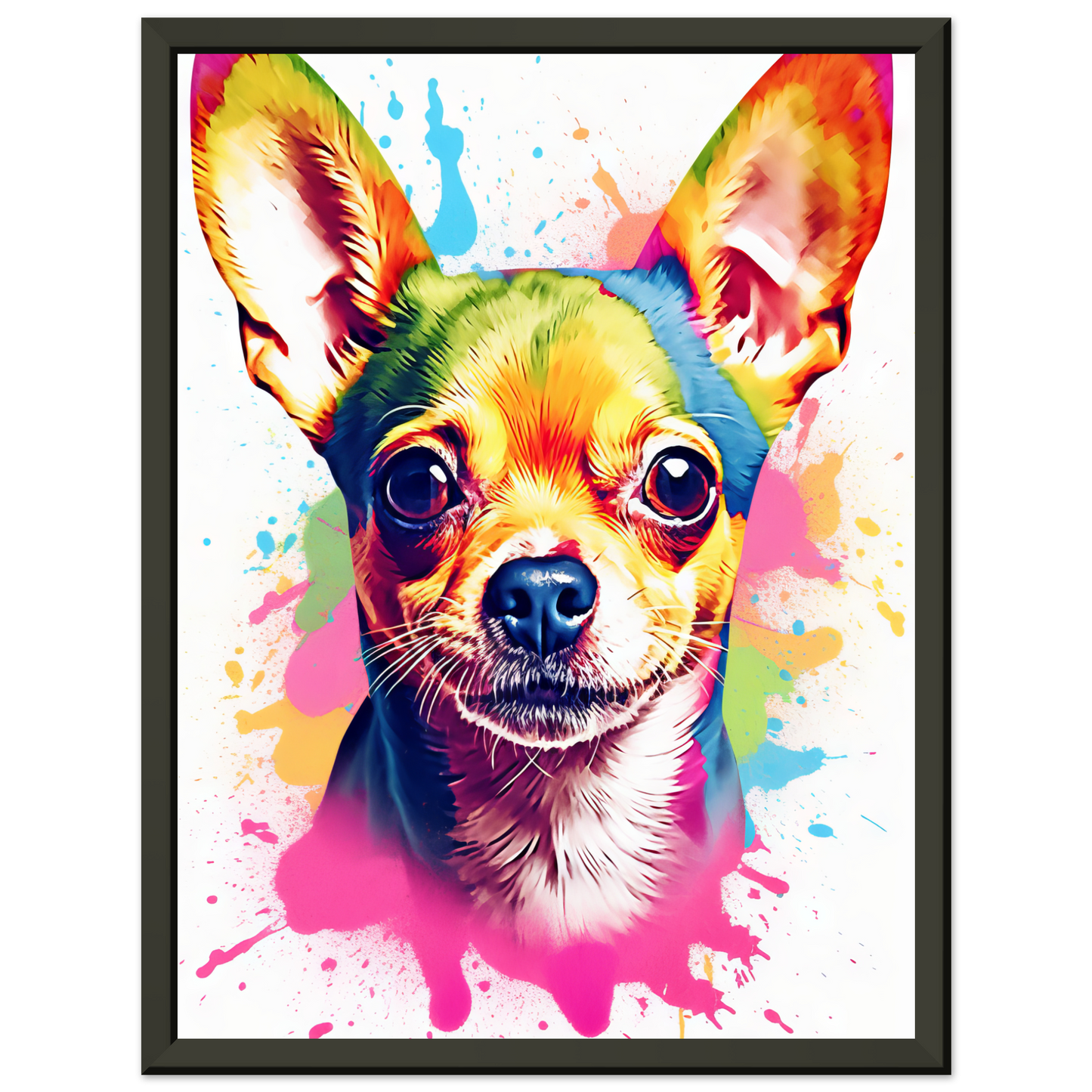 Dog Chihuahua pop art (DOG91)