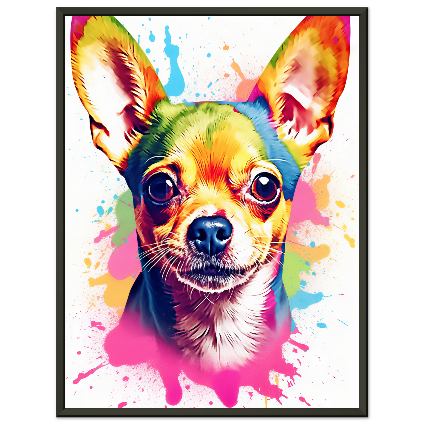 Dog Chihuahua pop art (DOG91)