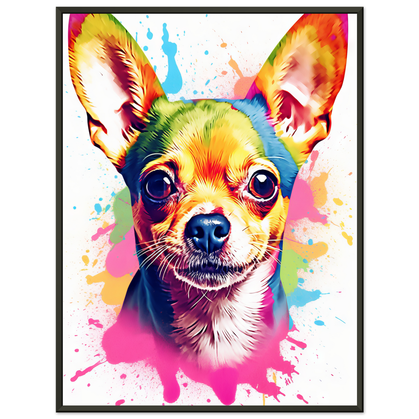 Dog Chihuahua pop art (DOG91)