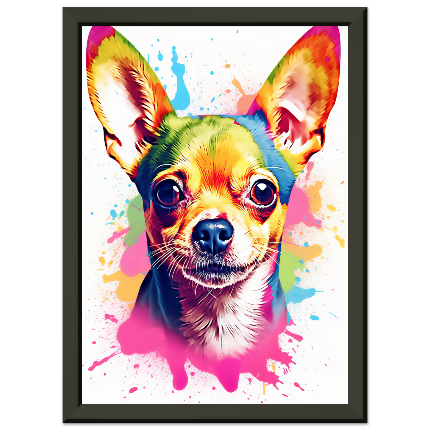 Dog Chihuahua pop art (DOG91)