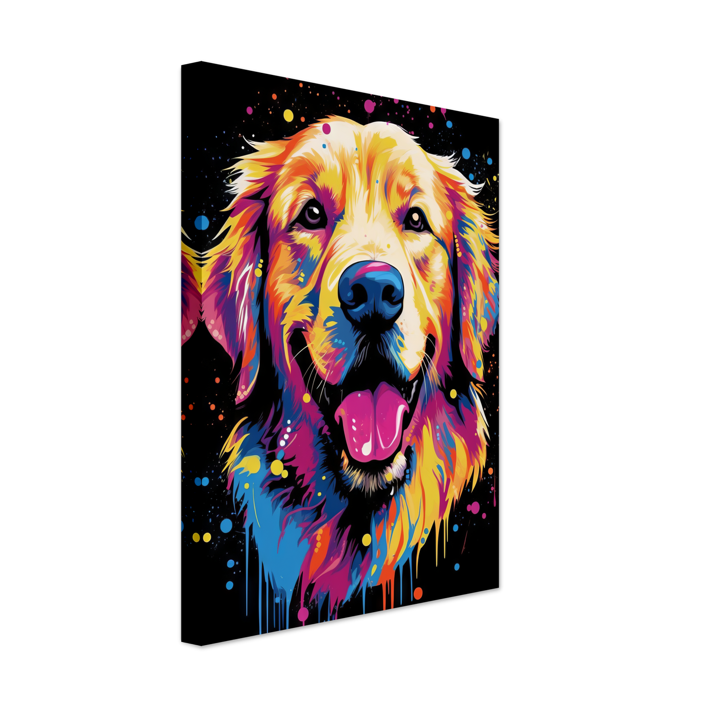 Dog Golden Retriever Pop Art (DOG95)