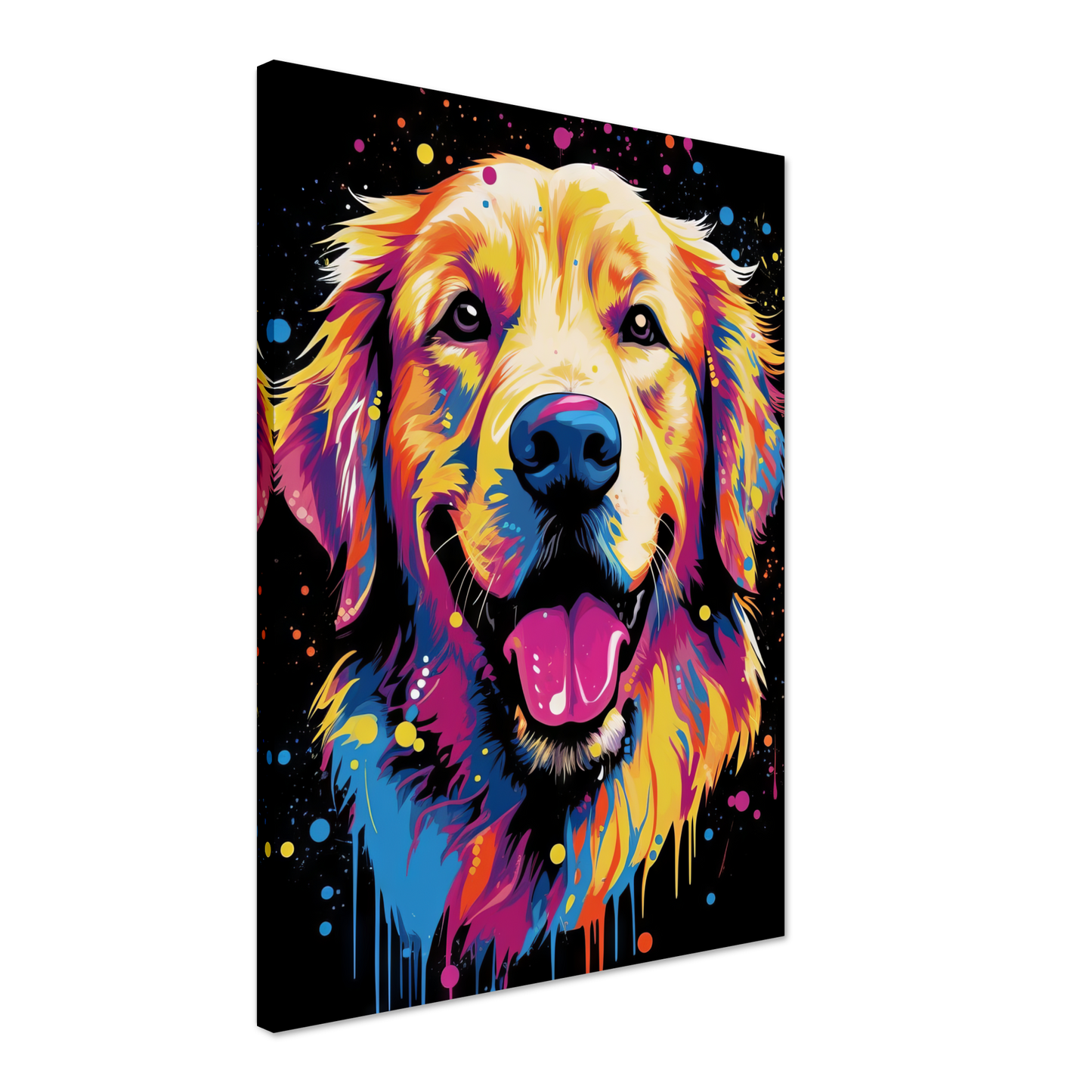 Dog Golden Retriever Pop Art (DOG95)