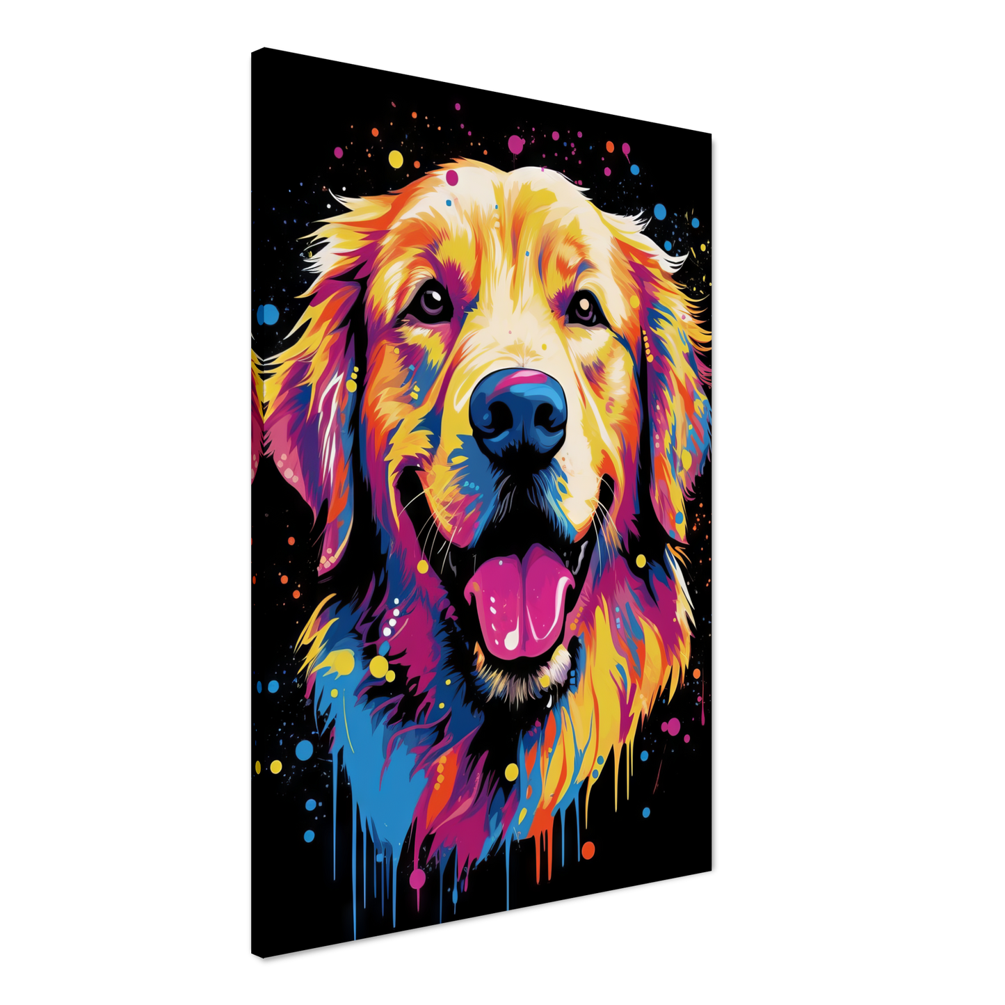 Dog Golden Retriever Pop Art (DOG95)