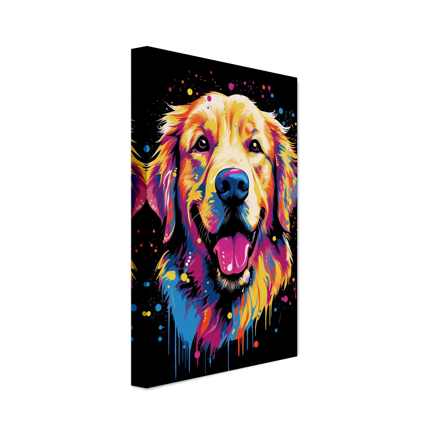 Dog Golden Retriever Pop Art (DOG95)