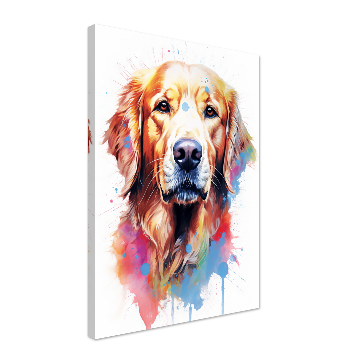 Dog Golden Retriever Pop Art (DOG98)