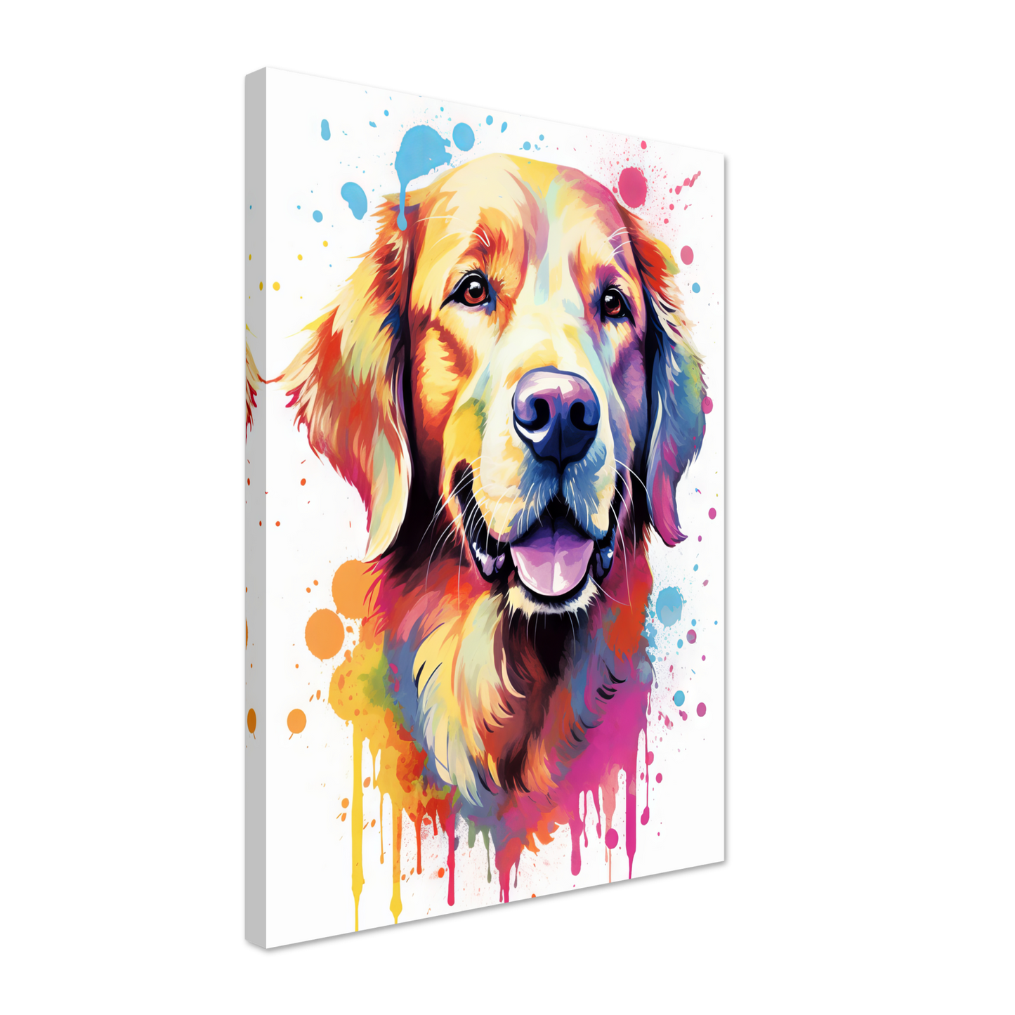 Dog Golden Retriever Pop Art (DOG99)
