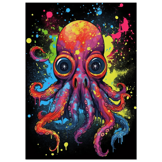 Octopus pop art (FISH09)