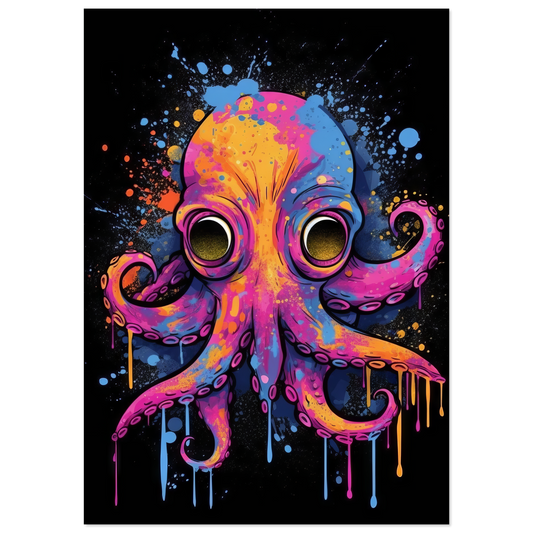 Octopus pop art (FISH10)