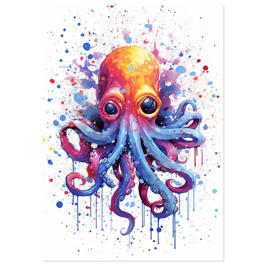 Octopus pop art (FISH15)