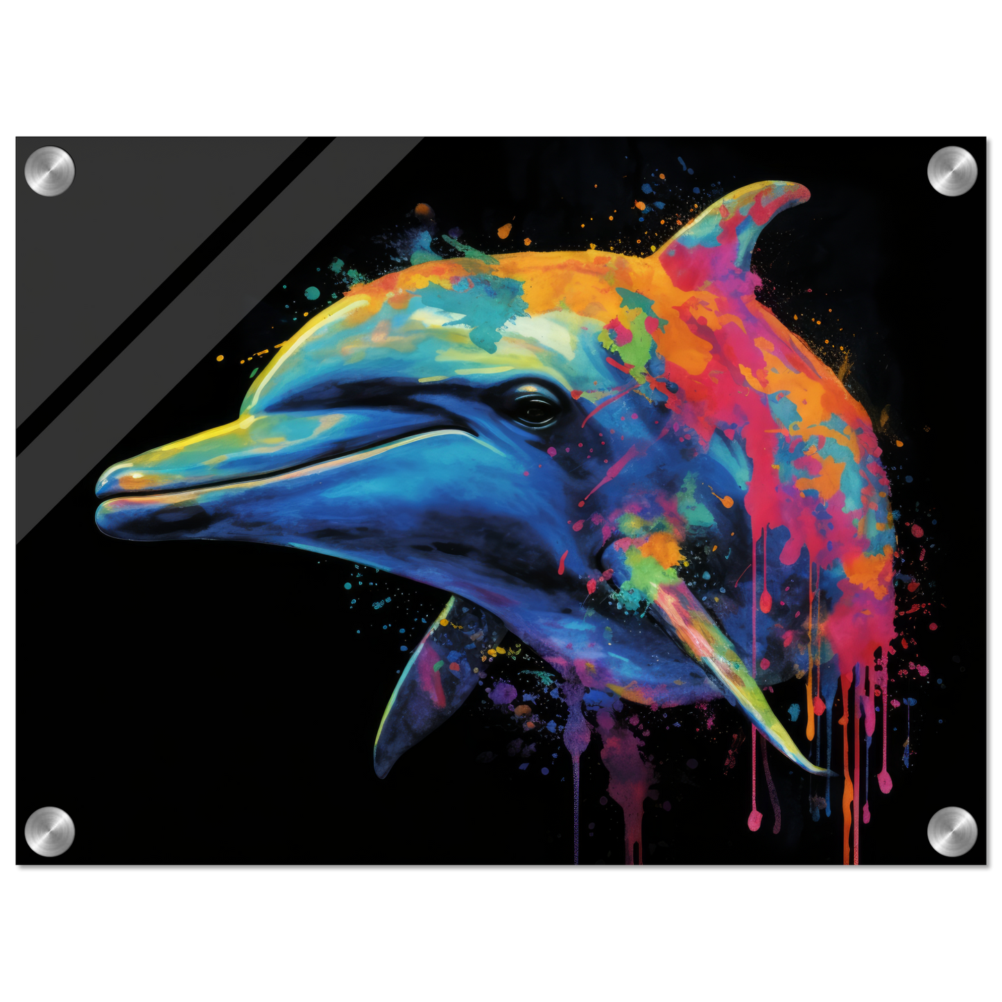 Dolphin dolphin pop art (FISH19)