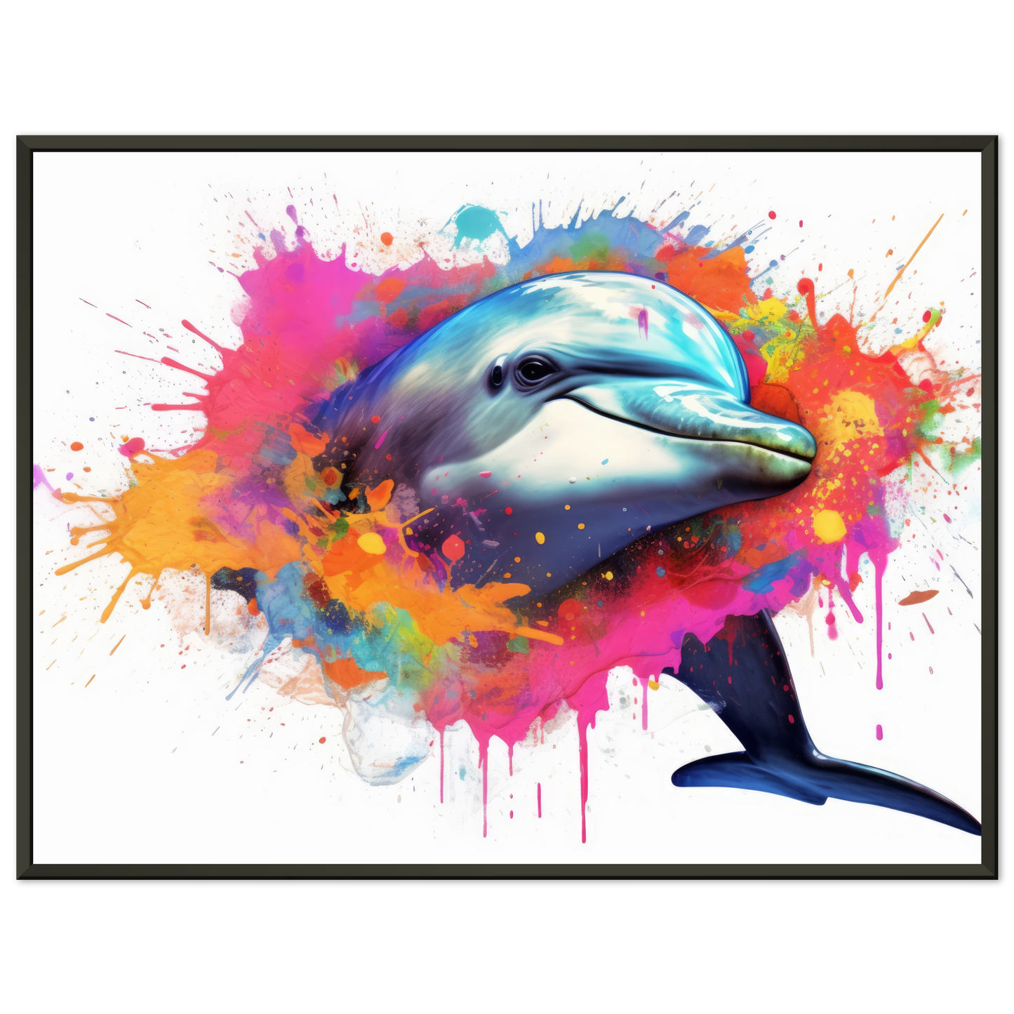 Dolphin dolphin pop art (FISH21)