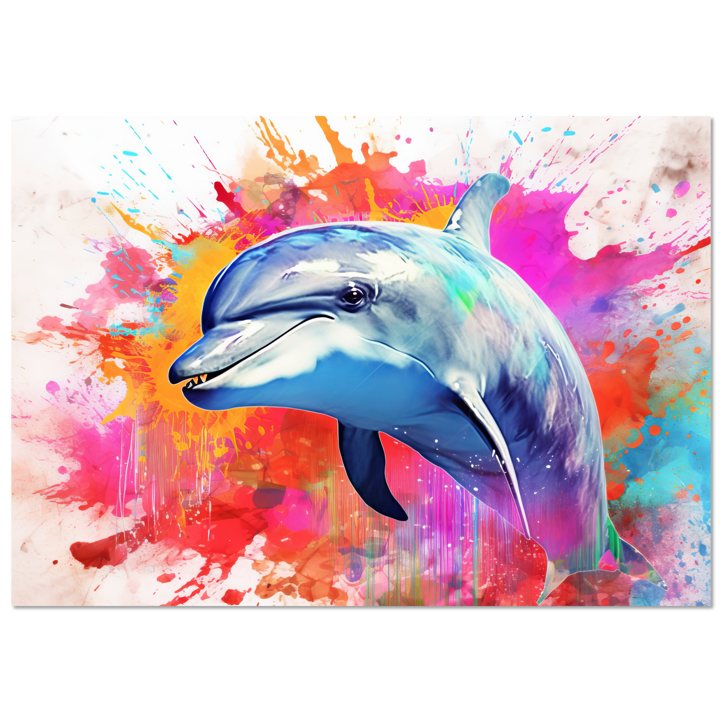 Dolphin dolphin pop art (FISH22)