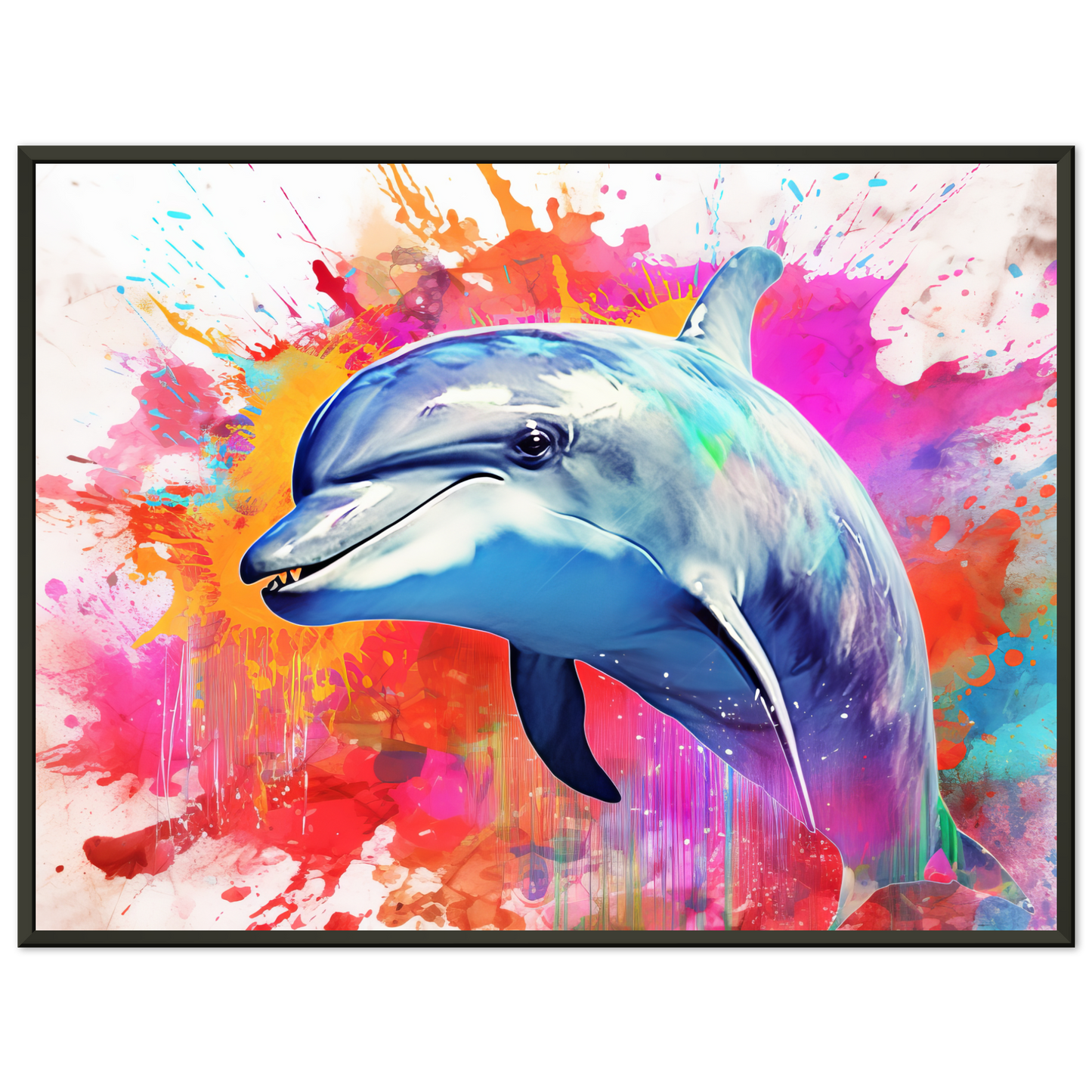 Dolphin dolphin pop art (FISH22)