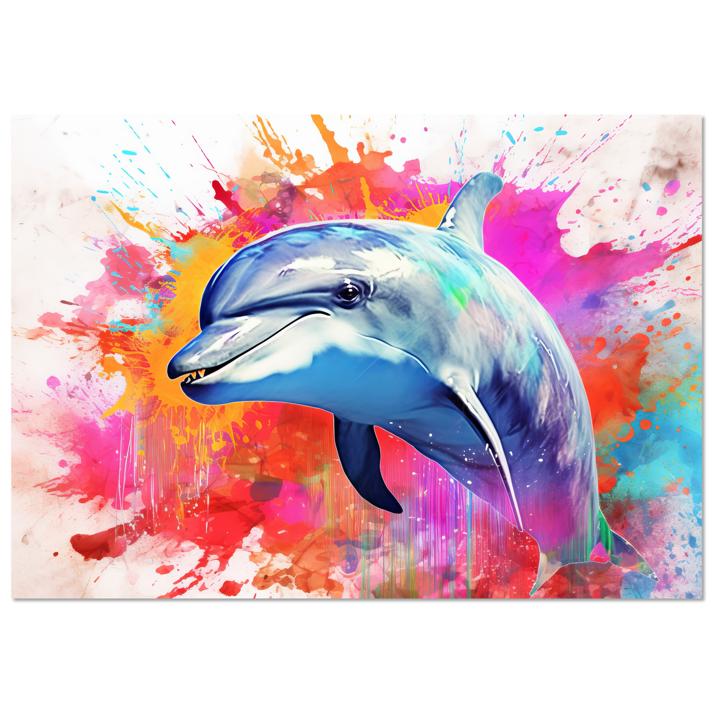 Dolphin dolphin pop art (FISH22)
