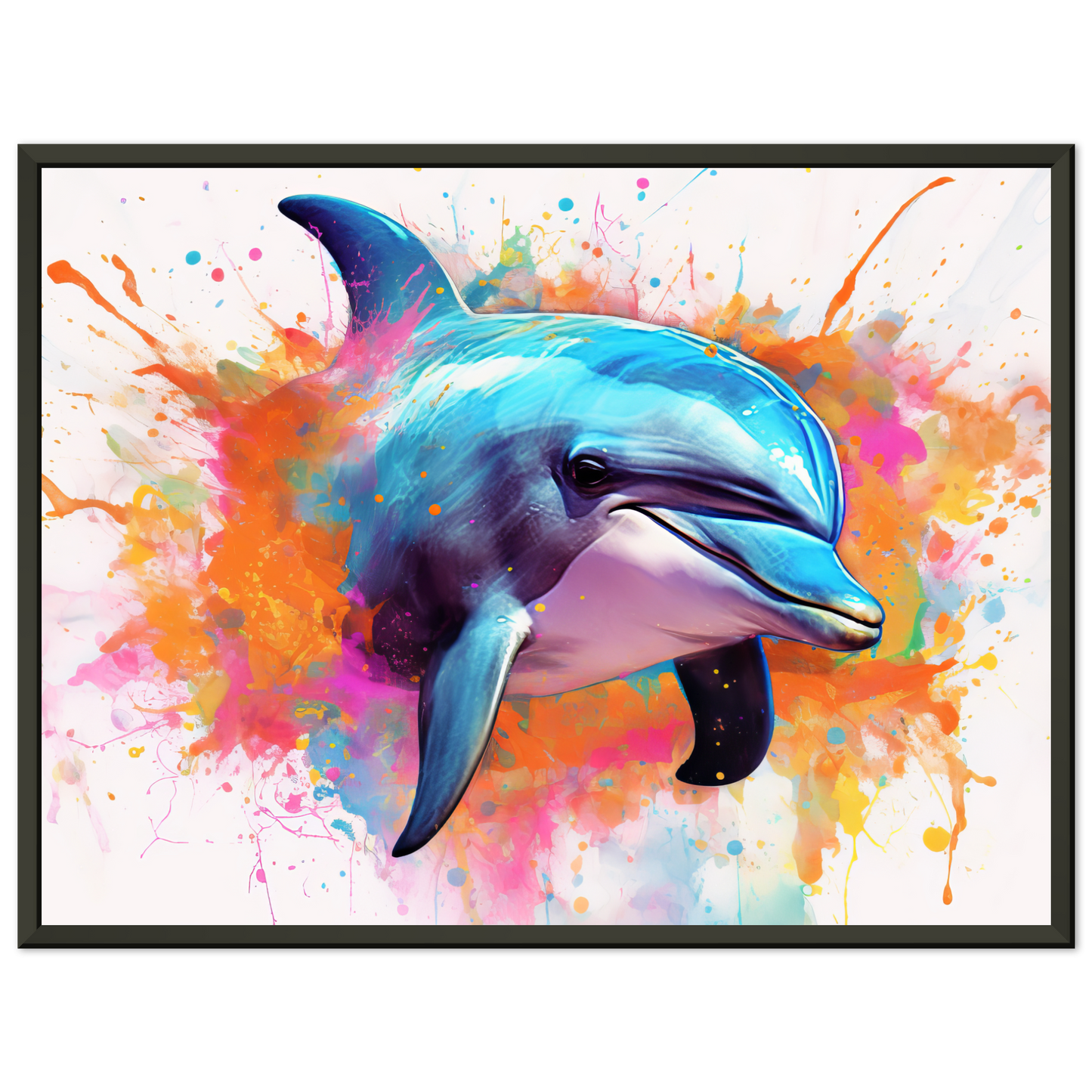 Dolphin dolphin pop art (FISH23)