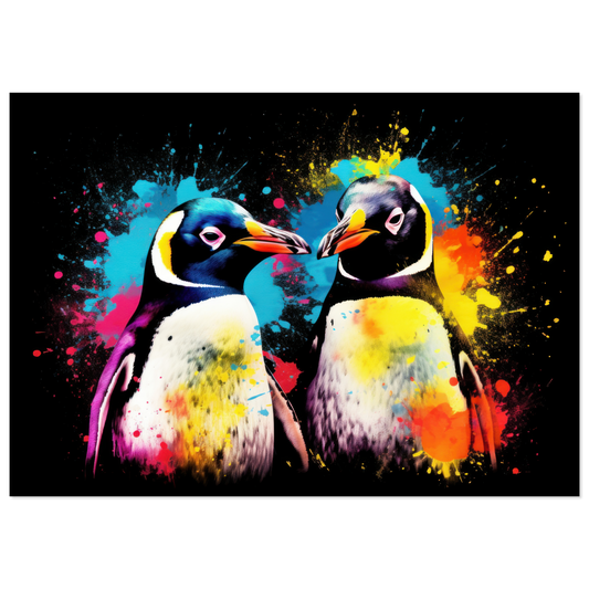 Penguin pop art (FISH32)