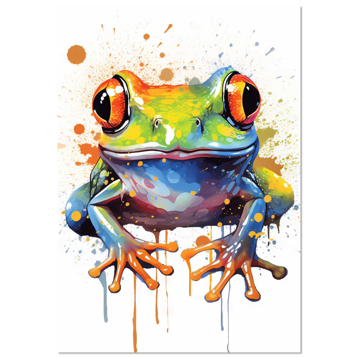 Frog (pop art) (FROG08)