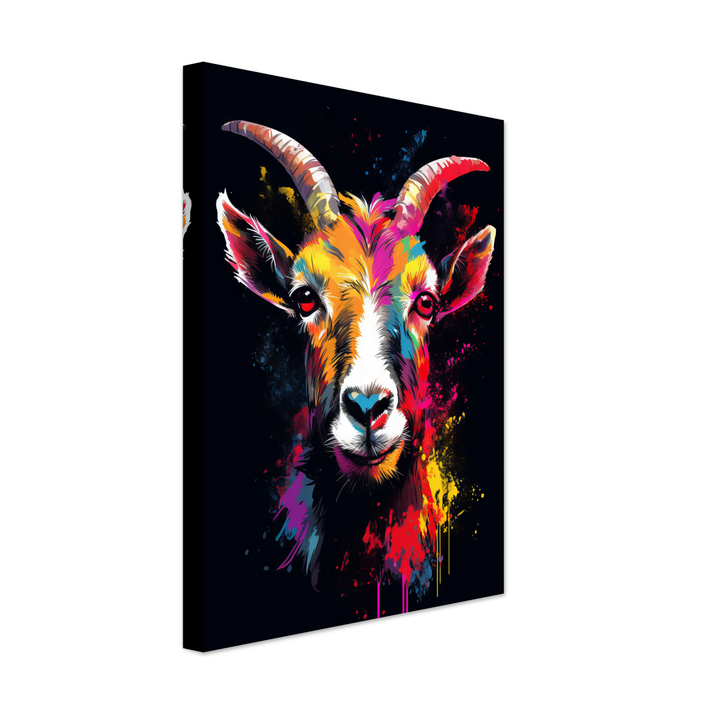 Ziegen Ziege (Pop-Art) (GOAT01)