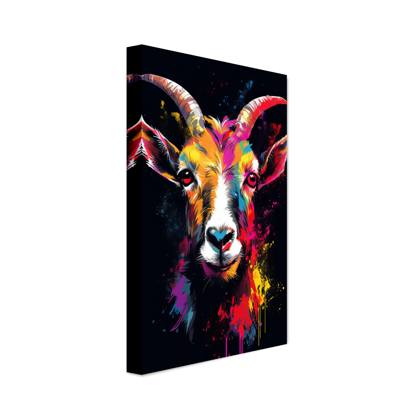Ziegen Ziege (Pop-Art) (GOAT01)