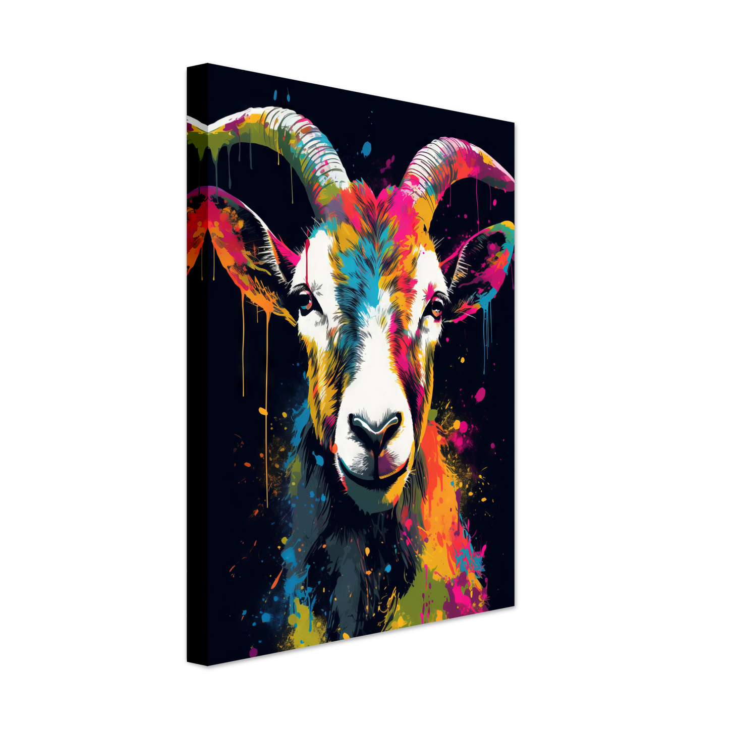 Ziegen Ziege (Pop-Art) (GOAT02)