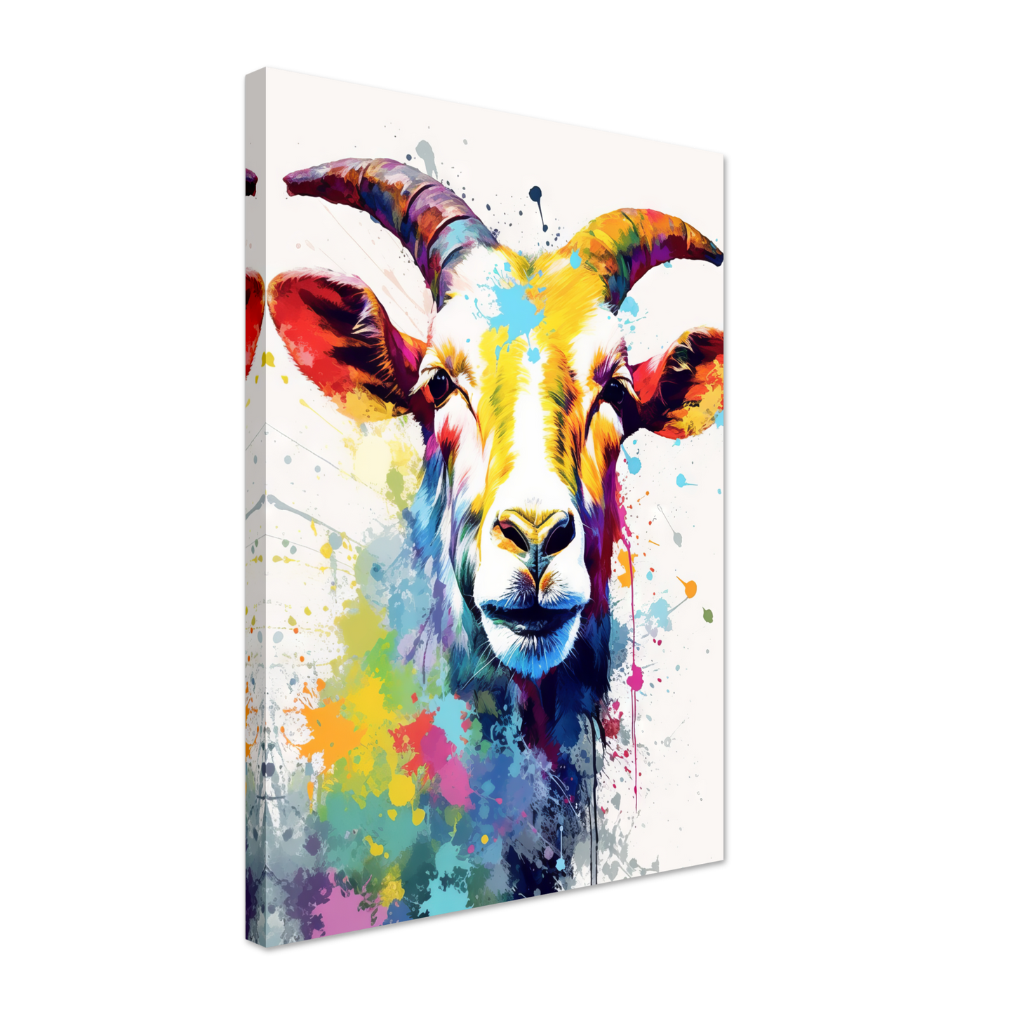 Ziegen Ziege (Pop-Art) (GOAT05)